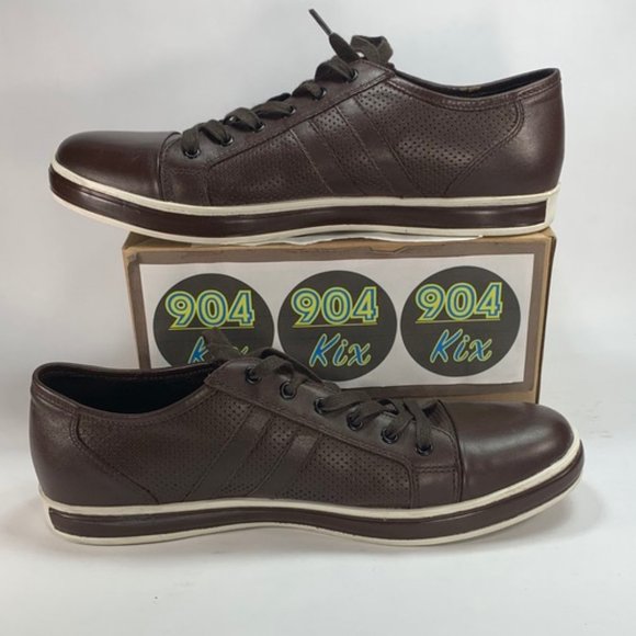 Kenneth Cole "Right On Cue" brown sneakers, Sz 8.5 - Picture 2 of 11